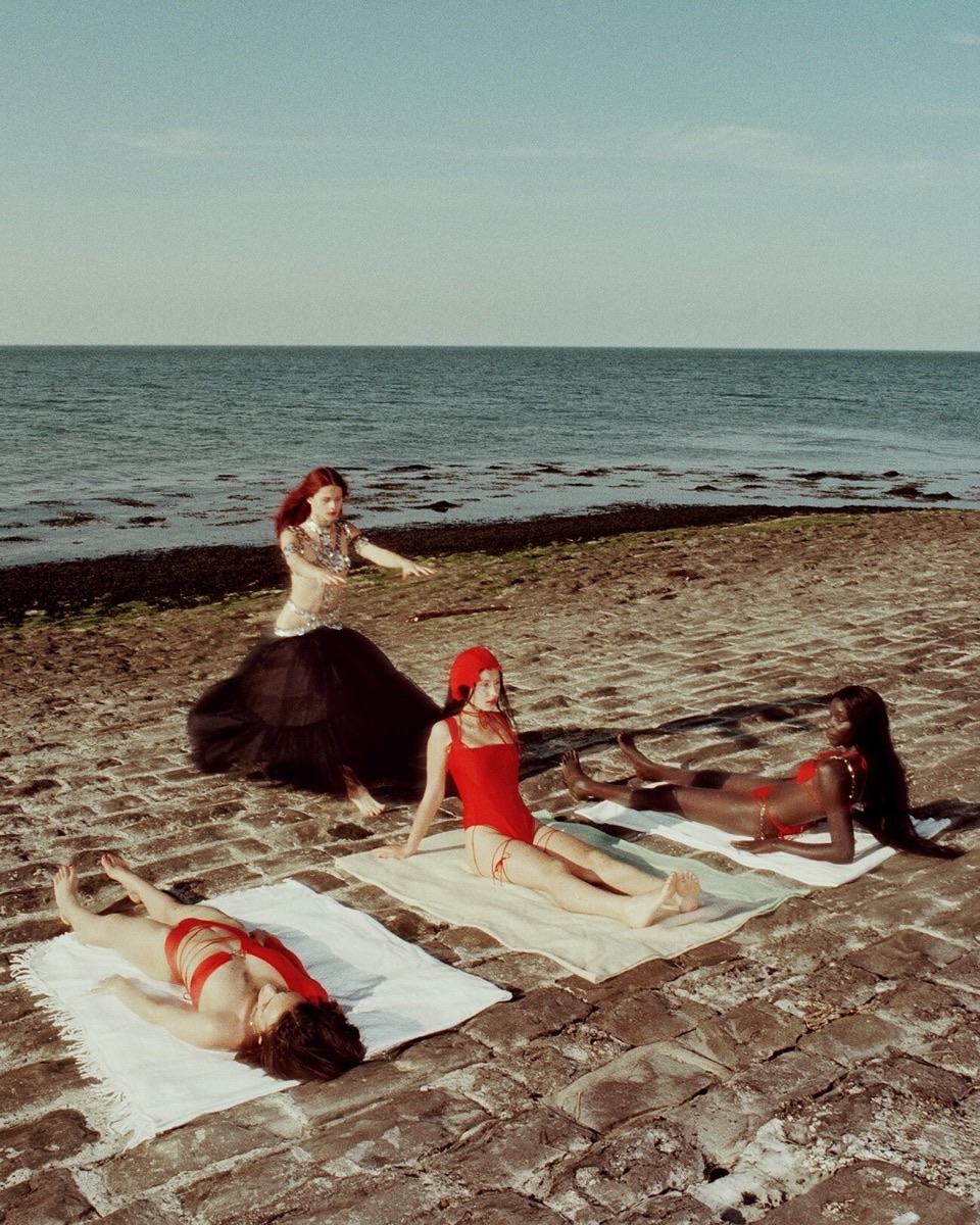 Dilara Fındıkoğlu swimwear photographed by Yorgos Lanthimos